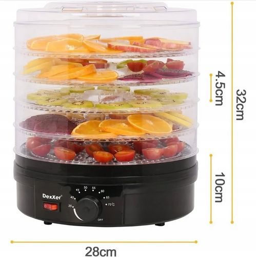 SUSZARKA DO GRZYBÓW OWOCÓW WARZYW SPOŻYWCZA DUŻA 5 SIT 4 CM 500W ŻYWNOŚCI na Arena.pl