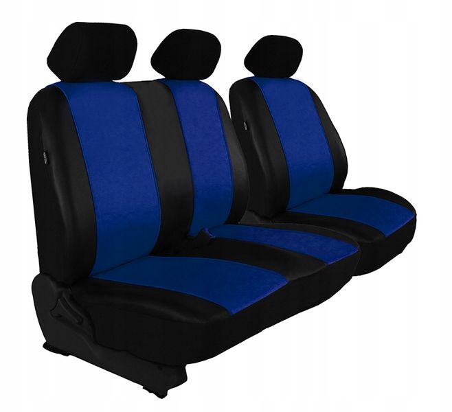 Pokrowce ekoskóra 2+1 OPEL VIVARO BUS (do 2014r) zdjęcie 5