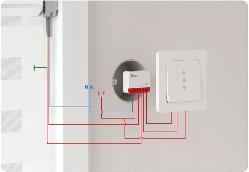 Sonoff MINI-ZBRBS Dopuszkowy Sterownik Rolet Zasłon ZigBee Zigbee2MQTT zdjęcie 11