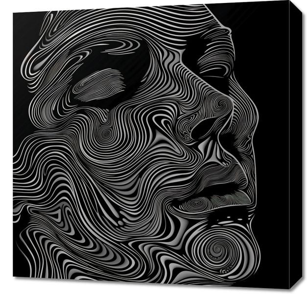 Obraz 60x60cm Rysy i Zarysy zdjęcie 1