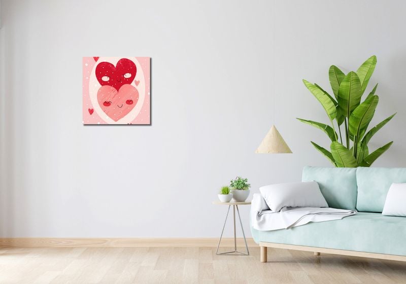 Obraz 50x50cm Ciepło Serca zdjęcie 2