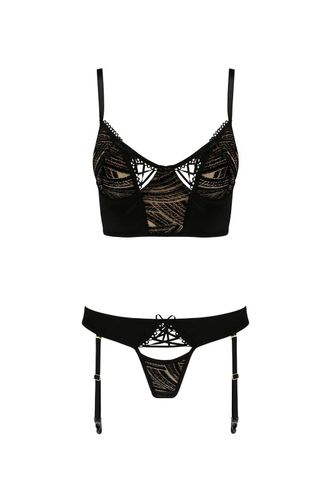 Bielizna-Lara Set Black Xxl/Xxxl - Casmir na Arena.pl