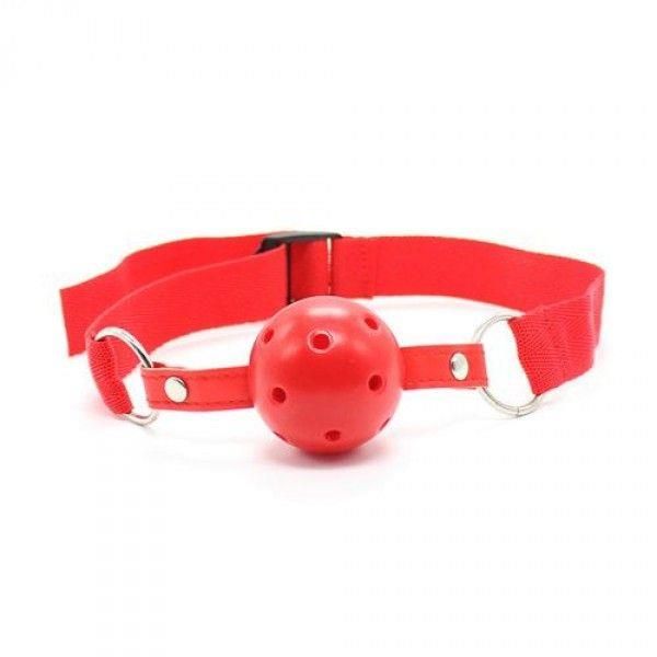 Knebel-Easy Breathable Ball Gag (Rosso) zdjęcie 1