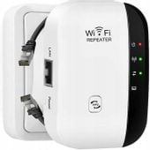 WZMACNIACZ SYGNAŁU WiFi MOCNY ZASIĘG REPEATER 300MB/S NIE PRZERYWA