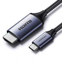 2 x Kabel USB C - HDMI 2.1 8K 60Hz 1.5m Ugreen CM565 - szary
