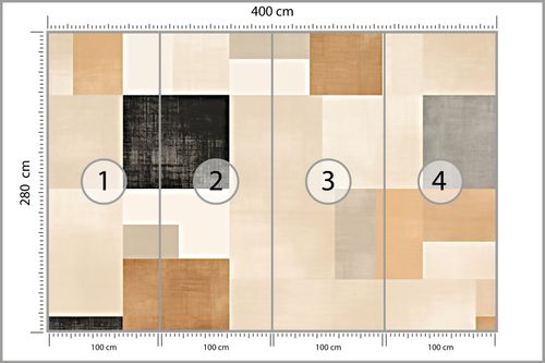 Fototapeta Minimalistyczne Tło Styl Japandi Abstrakcja 400cm x 280cm na Arena.pl