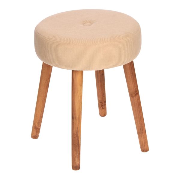 Stołek taboret Seryl beżowy zdjęcie 1