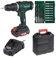 PARKSIDE WIERTARKA WKRETARKA PABS 20-Li G8 20V 2 Ah LADOWARKA WALIZKA 45 Nm