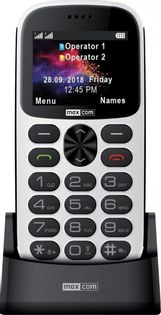 Telefon MAXCOM MM 471BB Biały