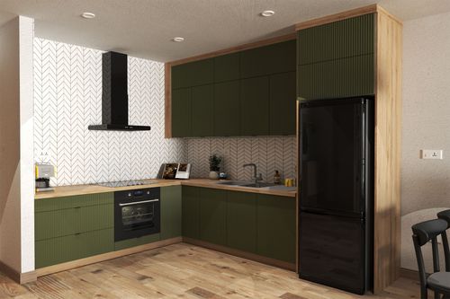 AUSTIN KU-D15 Szafka 15 cm dolna fronty MDF frezowane pionowo na Arena.pl