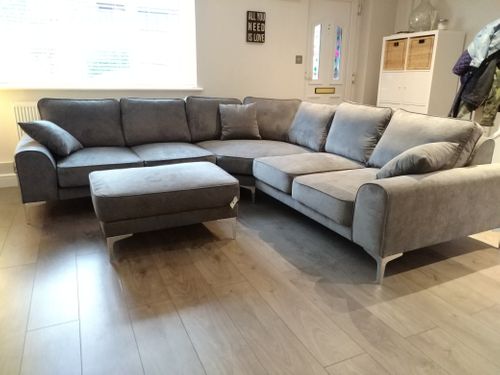 Narożnik  szary loft Duży na Arena.pl