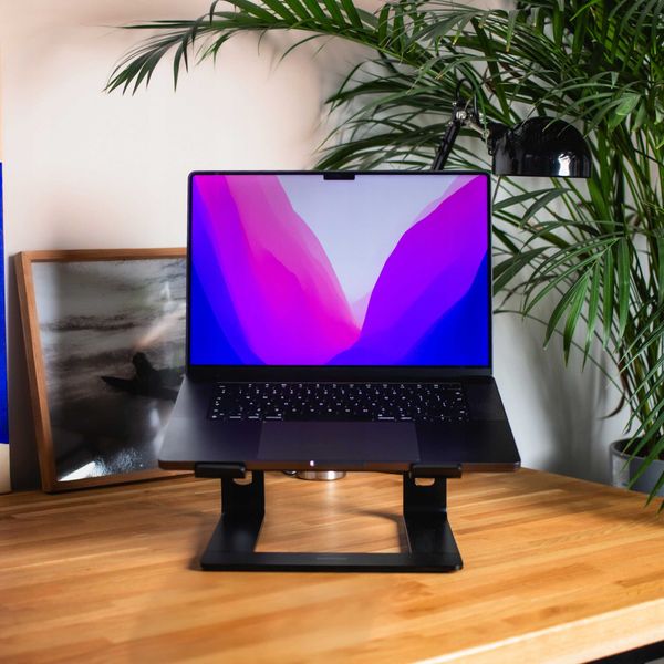 Spacecase Laptop Aluminium Stand Black zdjęcie 3