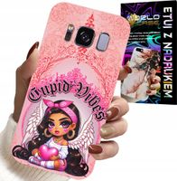 ETUI DO SAMSUNG GALAXY S8 - CUPID VIBES Z UROCZĄ ANIOŁKIEM PLECKI