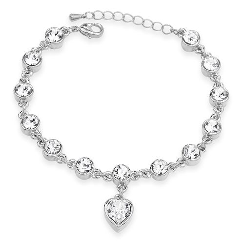 BRANSOLETKA SWAROVSKI ELEMENTS SERCE PREZENT VA96 na Arena.pl