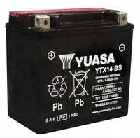 Akumulator motocyklowy Yuasa YTX14-BS ETX14-BS TX14-BS 12V 12Ah 200A