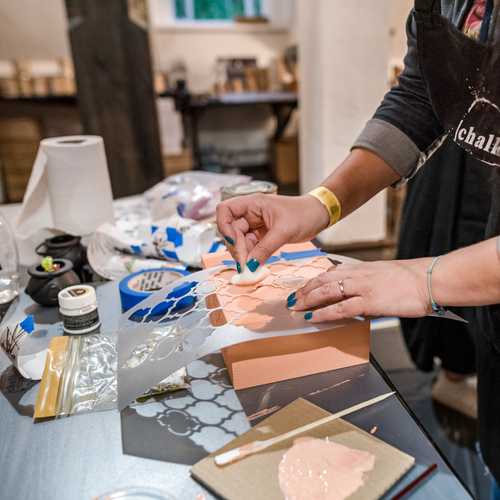 Szablon do stylizacji i dekoracji mebli Chalk-it 704 GRASS na Arena.pl