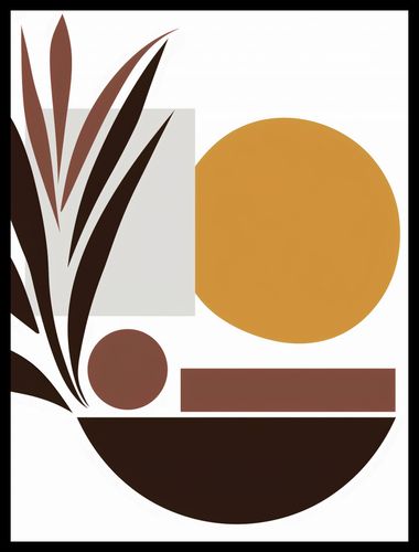 Plakat 75x100cm Stylizacja Roślin na Arena.pl