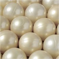 Piłki Kulki do Suchego Basenu Perłowe Złote dla Dzieci MISIOO 6 cm 200 szt