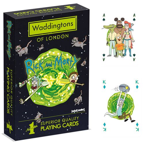 Waddingtons No. 1 Karty do gry Rick & Morty na Arena.pl