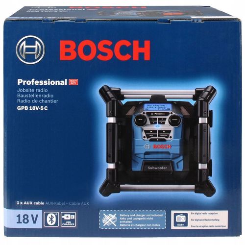 RADIO BUDOWLANE GPB 18V-5 C BOSCH Bluetooth na Arena.pl