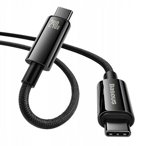 BASEUS MOCNY KABEL USB-C SZYBKIE ŁADOWANIE PRZEWÓD TYP-C 240W PD 3.1 QC 1M na Arena.pl