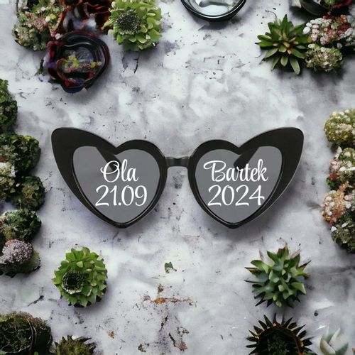 Naklejki na okulary wesele ślub panieński napisy na Arena.pl