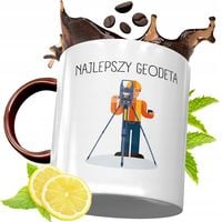 Kubek Bordowy Dla Geodety Na Urodziny Prezent Z Nadrukiem Ze Zdjęciem