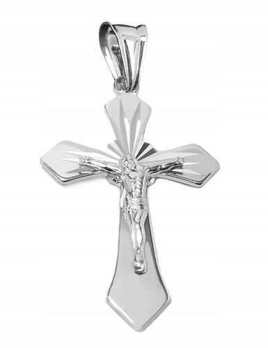 ZAWIESZKA WISIOREK KRZYŻYK SREBRNY MĘSKI SREBRO 925 DIAMENTOWANE K8 na Arena.pl