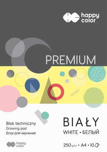 blok techniczny a4/10k premium biały 250g a'20 na Arena.pl