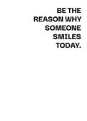 Plakat 50x70cm Z Napisami Nowoczesny Cytat Be The Reason