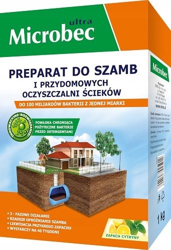 Microbec ULTRA Bakterie Preparat Proszek DO SZAMB 1kg + BIO ŻEL do WC na Arena.pl