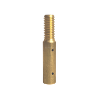 Tuleja początkowa do pilotów z włókna szklanego d 9mm, gwint zewnętrzny M12