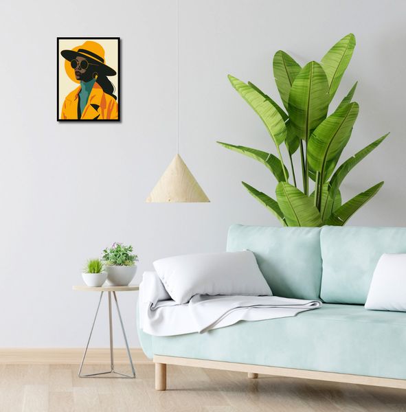 Plakat 30x40cm Żółta Stylowość zdjęcie 4