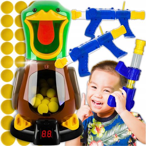 GŁODNA KACZKA STRZELANIE DO CELU PISTOLET ZABAWKOWY 2X GRA ZRĘCZNOŚCIOWA na Arena.pl