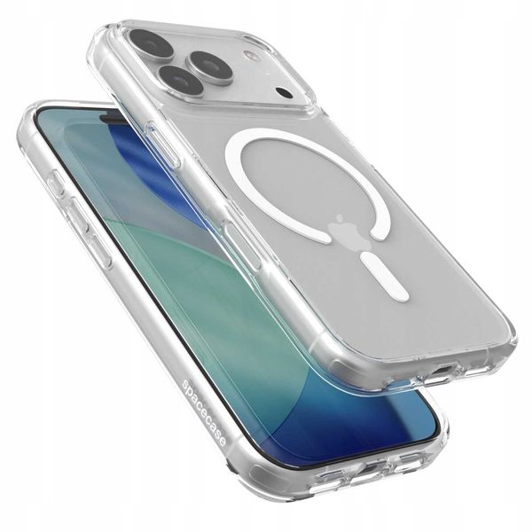 Spacecase Clear Mag Iphone 17 Pro White zdjęcie 3