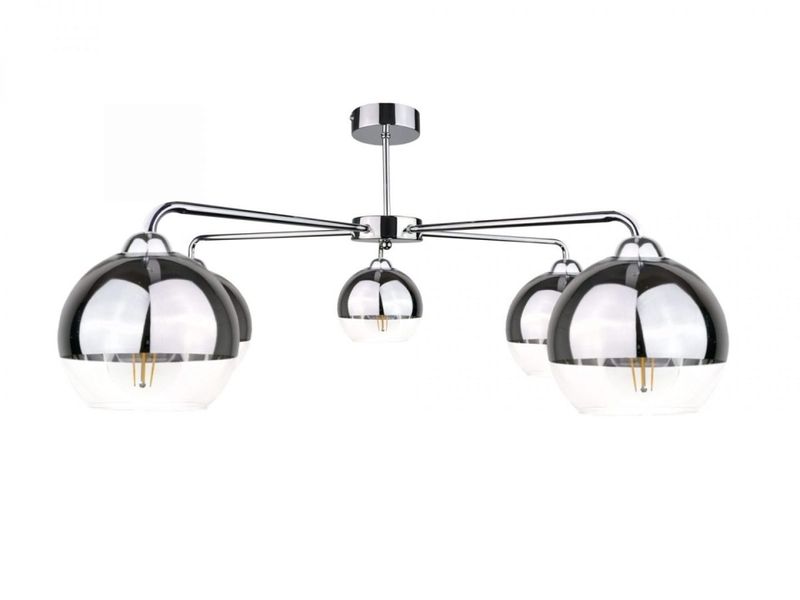 Lampa sufitowa 5xE27 ICE SILVER zdjęcie 1
