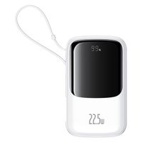 Power bank 10000mAh Qpow Pro+ 22.5W USB-C - biały