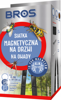 Moskitiera Siatka Przeciw Owadom Do Drzwi 160cm x 220cm Biała BROS