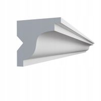 Listwa karniszowa LED 2m DLO13 9cm x 9cm maskownica osłona szyny ozdobna