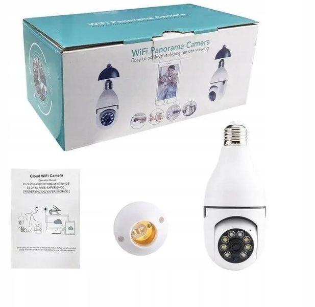 KAMERA ŻARÓWKA OBROTOWA IP WIFI W ŻARÓWCE 360 zdjęcie 3