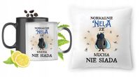Dla Neli Zestaw Kubek Magiczny + Poduszka Z Nadrukiem Ze Zdjęciem
