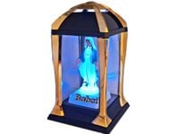 BABCIA BABCI ZNICZ ZNICZE LAMPION LATARNIA NA GRÓB KPL ZŁOTO+FIGURKA LED