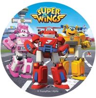 Opłatek na tort Urodziny Super Wings
