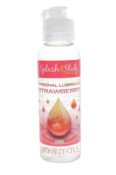 Żel Truskawkowy Splash & Slide Strawberry 100 Ml zdjęcie 1