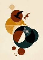 Plakat 39,5x55cm Kosmiczne Migracje