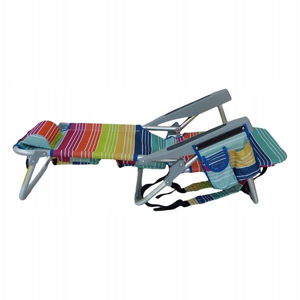 leżak MULTICOLOR plażowy, ALUMINIUM,ogrodowy. zdjęcie 10