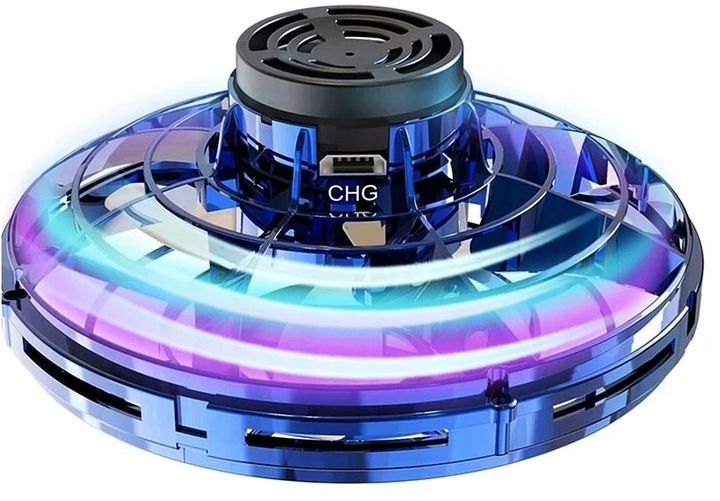LATAJĄCY fidget SPINNER BUMERANG UFO LED 366 dron żyroskop PREZENT dysk zdjęcie 1