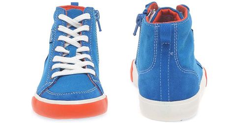 Clarks Trampki dziecięce - Club Pop Inf na zamek - rozmiar 30 - Niebieskie na Arena.pl