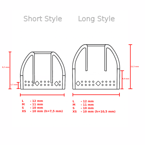 Gumki do słuchawek SONY Long Style gray na Arena.pl