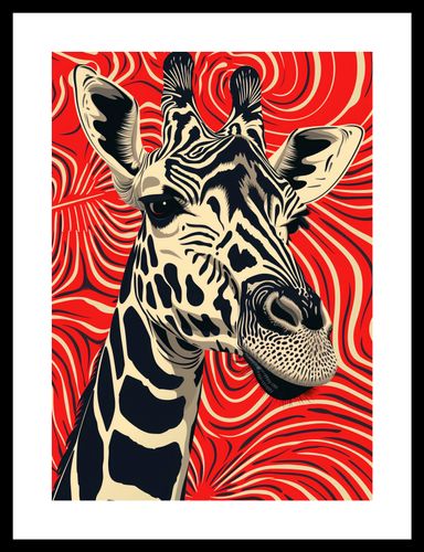 Plakat 25x35cm Wzrok Żyrafy na Arena.pl